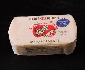 Beurre cru 1/2 SEL de la Fontaine des Veuves